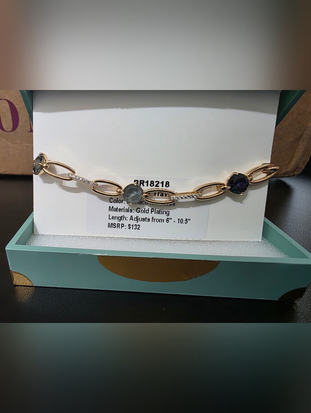 Monaco Moments Gold Plated Jewel Candy Bracelet